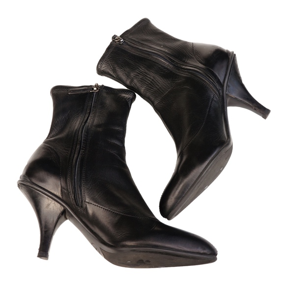 PRADA CALZATURE DONNA LEATHER ANKLE BOOT - Picture 7 of 8